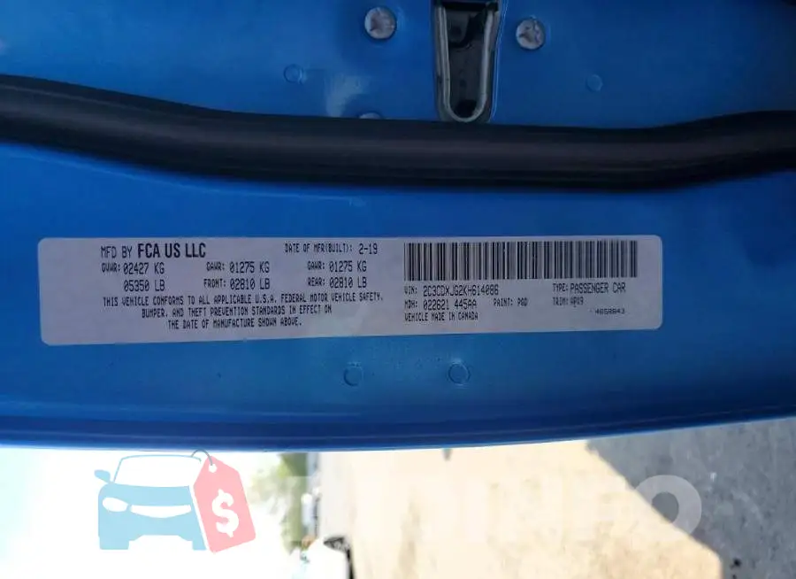 2C3CDXJG2KH614086 Photo# 12