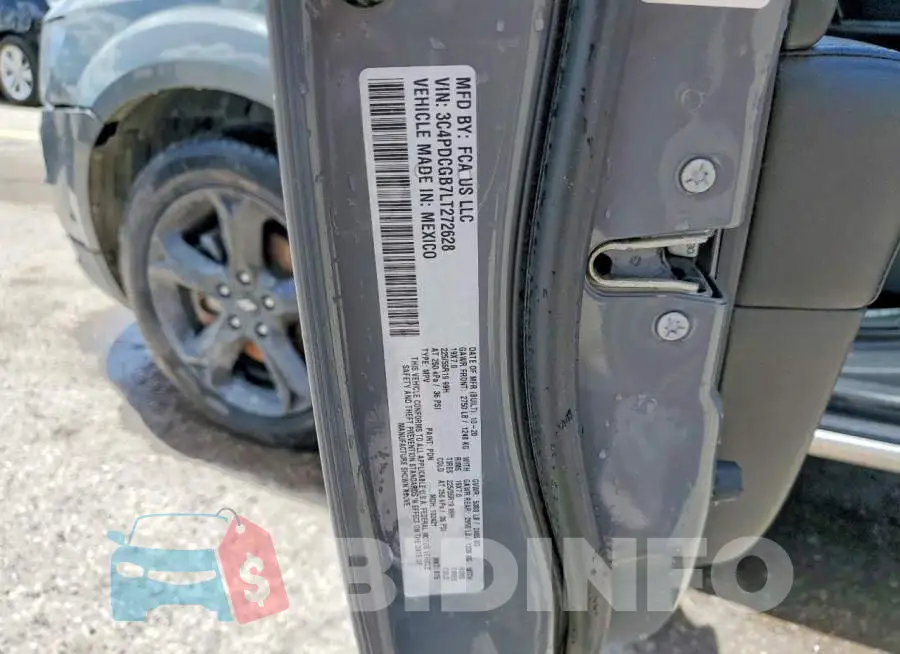 3C4PDCGB7LT272628 Photo# 13