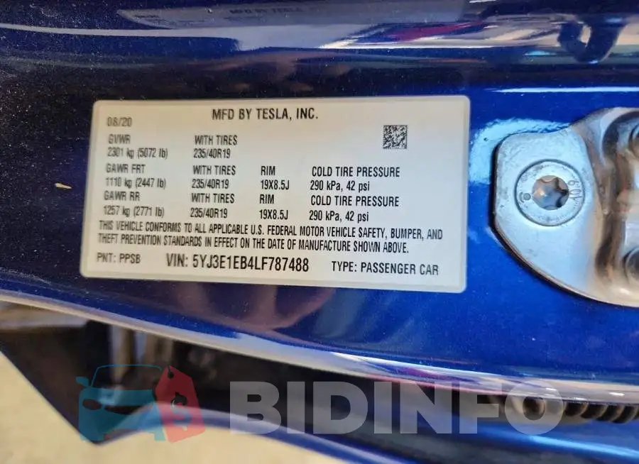 5YJ3E1EB4LF787488 Photo# 13