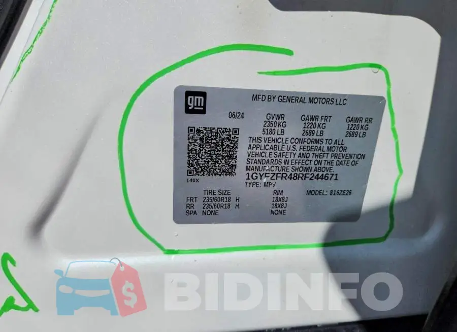 1GYFZFR48RF244671 Photo# 14