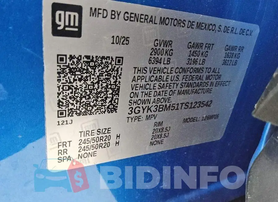 3GYK3BM51TS123542 Photo# 13