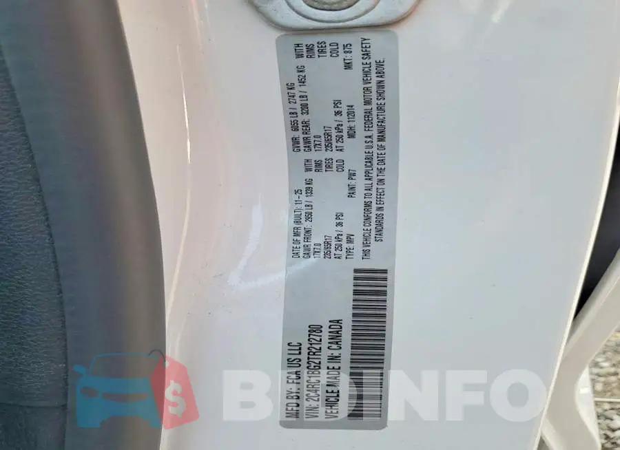 2C4RC1BG2TR212780 Photo# 13