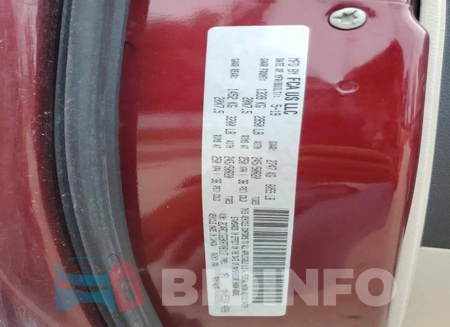2C4RC1GG9KR708117 Photo# 13