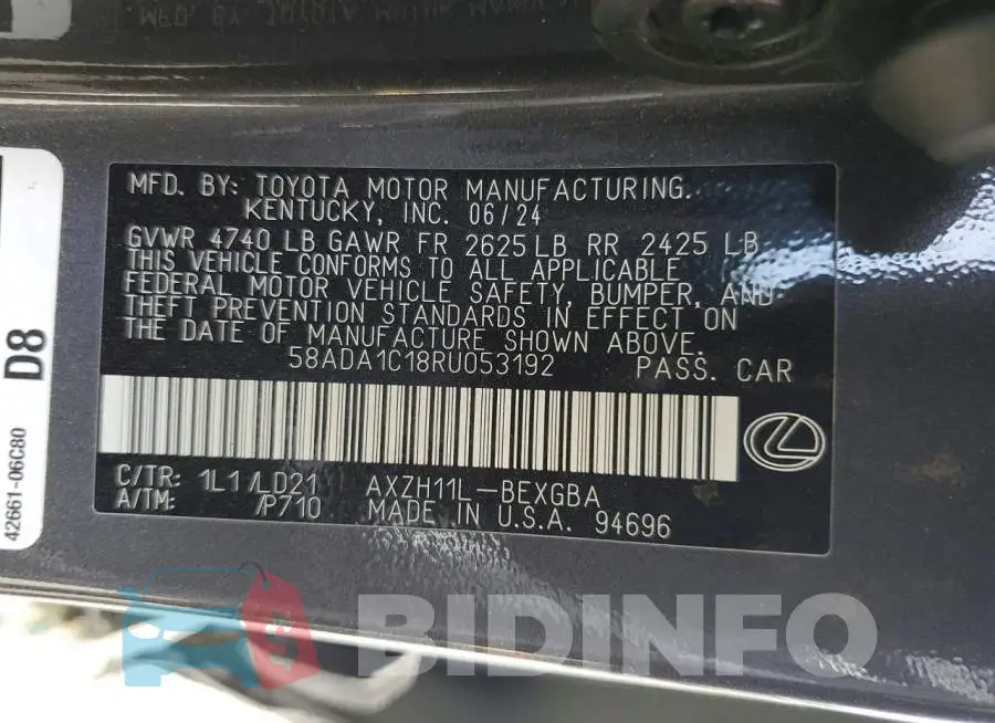 58ADA1C18RU053192 Photo# 12