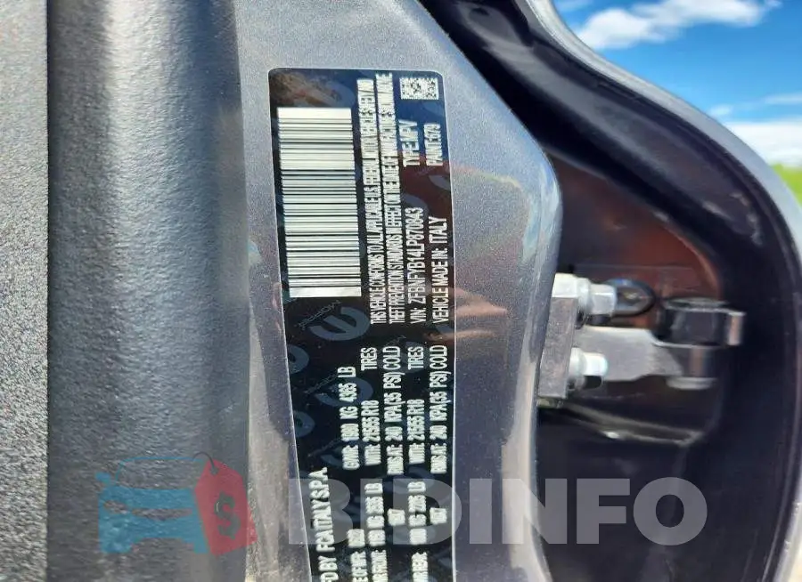 ZFBNFYB14LP870843 Photo# 13