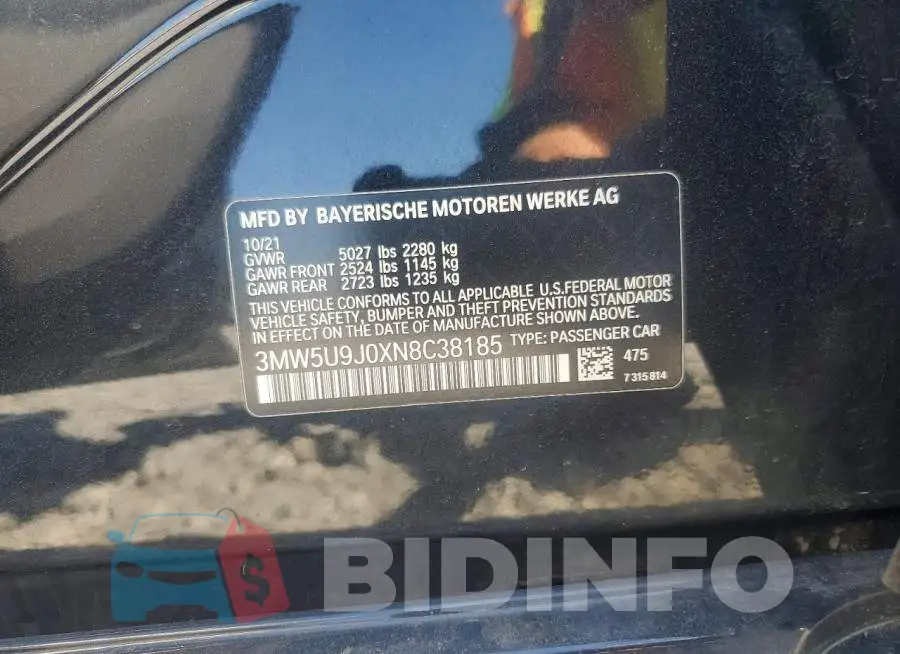 3MW5U9J0XN8C38185 Photo# 13