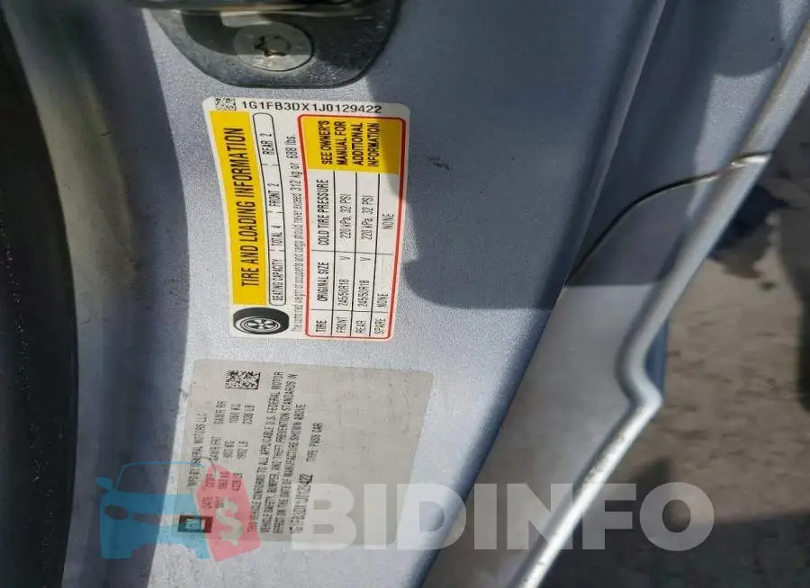 1G1FB3DX1J0129422 Photo# 12