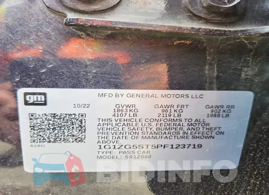 1G1ZG5ST5PF123719 Photo# 13