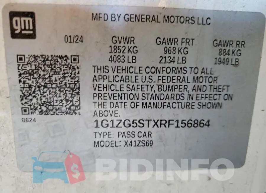 1G1ZG5STXRF156864 Photo# 12