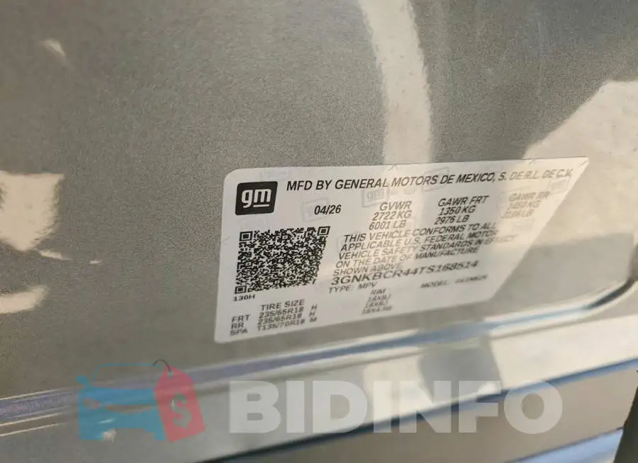 3GNKBCR44TS168514 Photo# 13