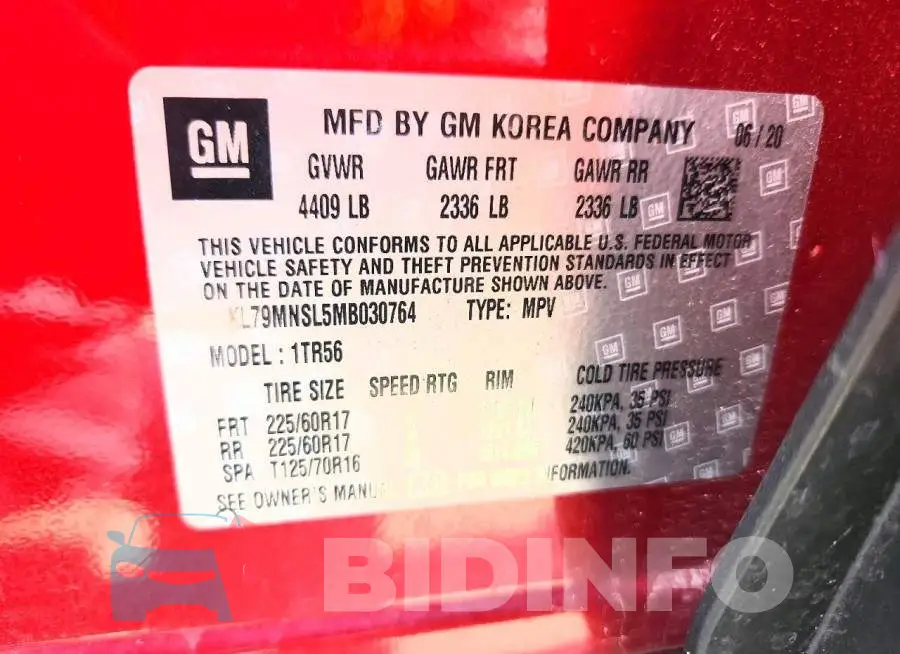 KL79MNSL5MB030764 Photo# 12