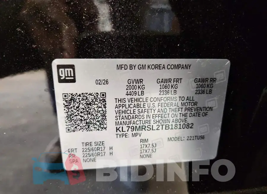 KL79MRSL2TB181082 Photo# 13