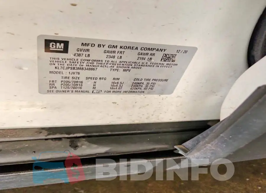 KL7CJPSB3MB348867 Photo# 13