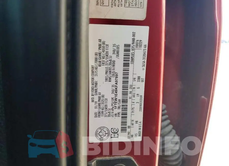 1FTEW1E49KFA97897 Photo# 12