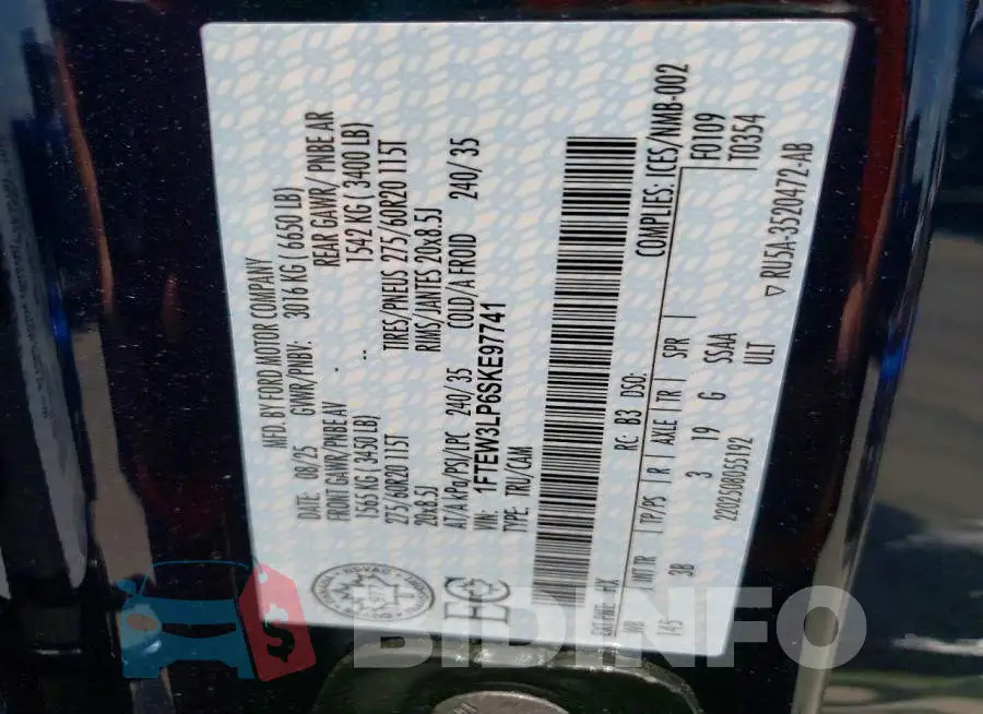 1FTEW3LP6SKE97741 Photo# 12