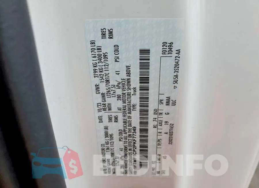 1FTMF1CP2PKF77349 Photo# 13