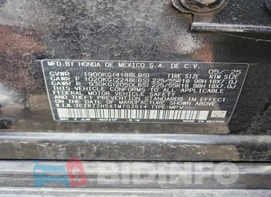 3CZRZ2H5XTM703514 Photo# 14