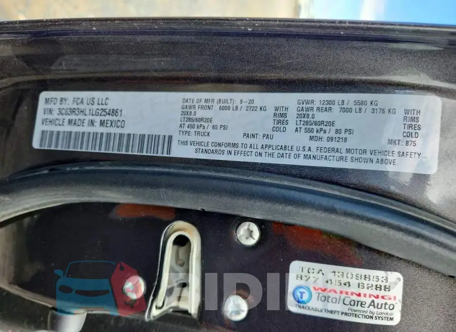3C63R3HL1LG254861 Photo# 13