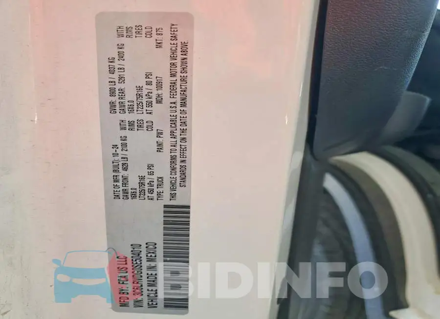 3C6LRVDG0SE504010 Photo# 13