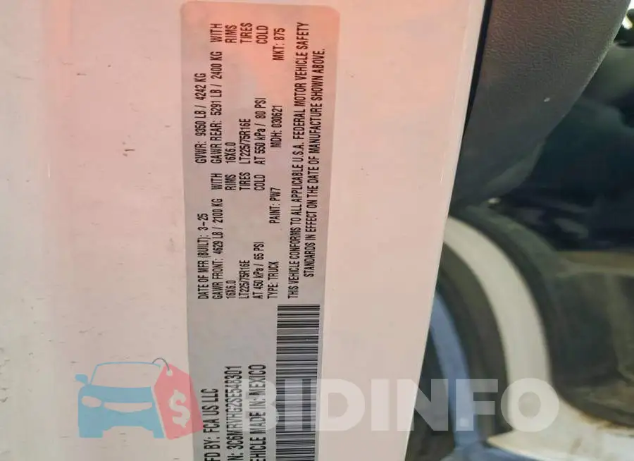 3C6MRVHG2SE548301 Photo# 13