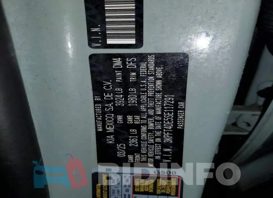 3KPFT4DE5SE117291 Photo# 12