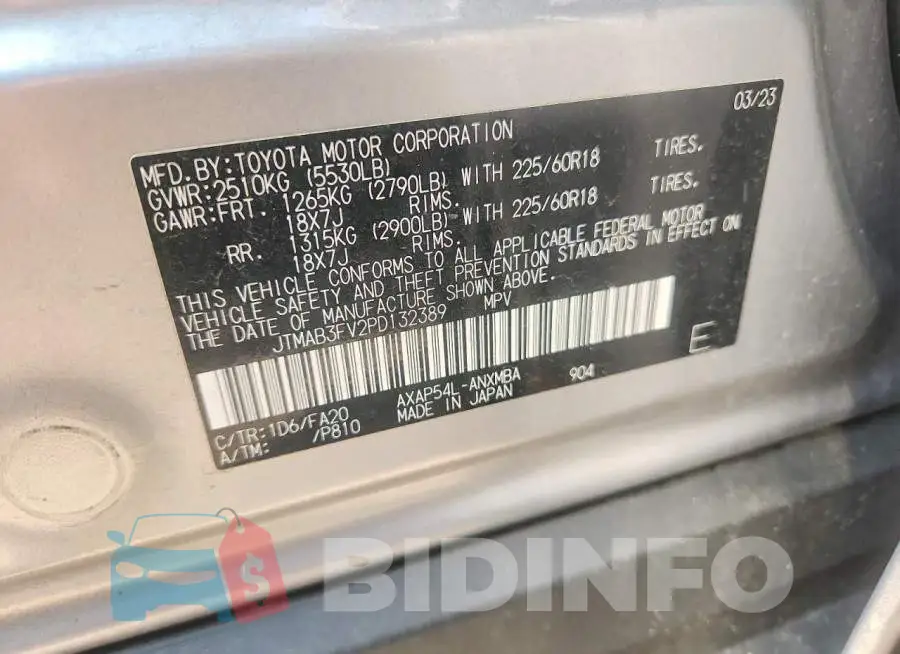 JTMAB3FV2PD132389 Photo# 13
