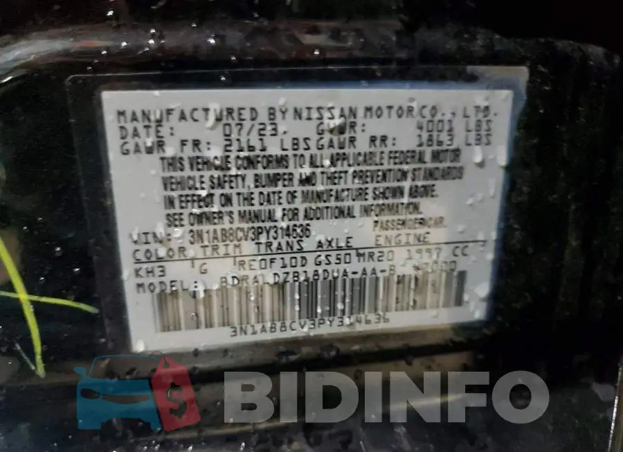 3N1AB8CV3PY314636 Photo# 12