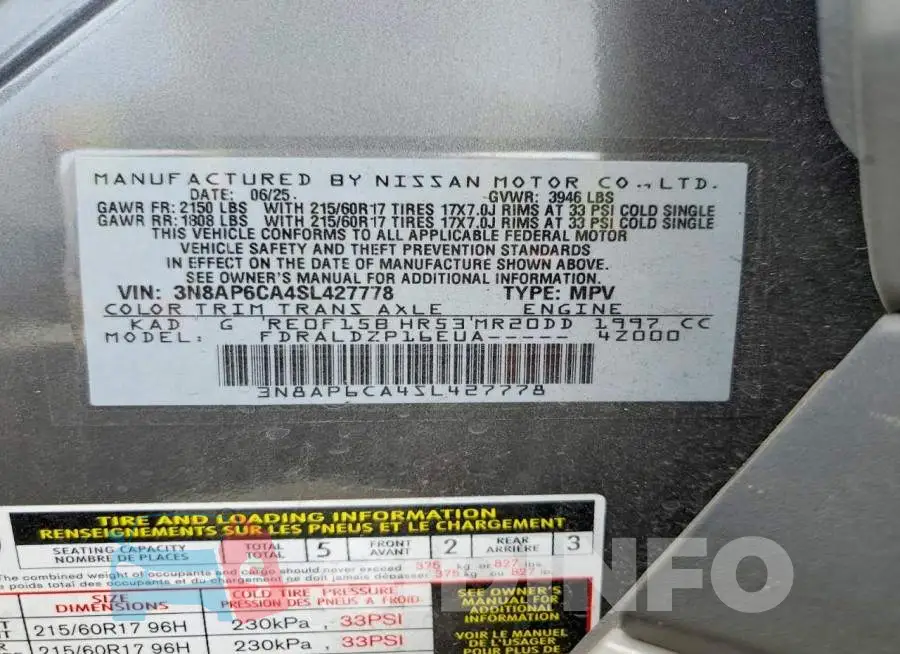 3N8AP6CA4SL427778 Photo# 13