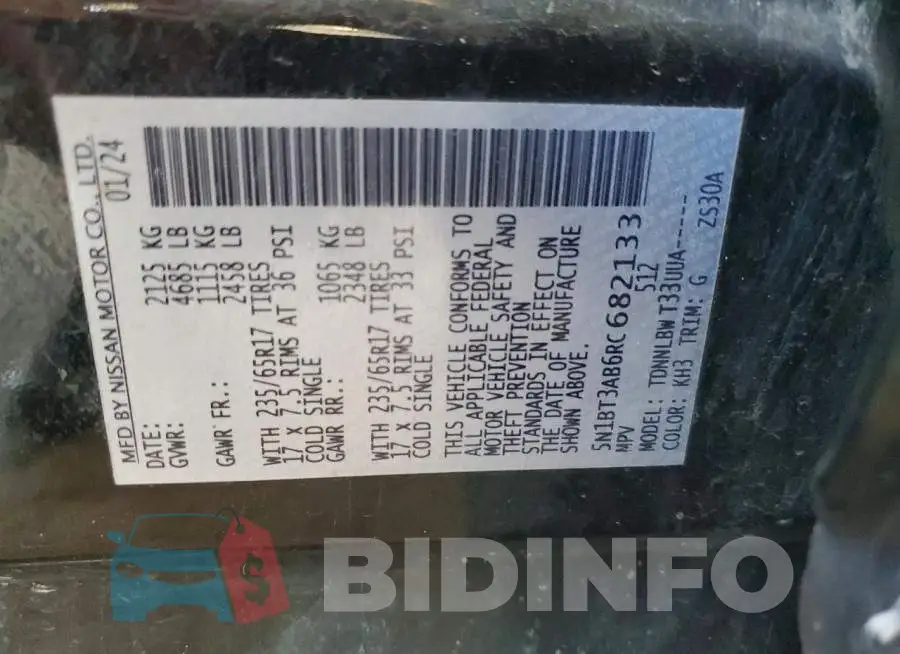 5N1BT3AB6RC682133 Photo# 13
