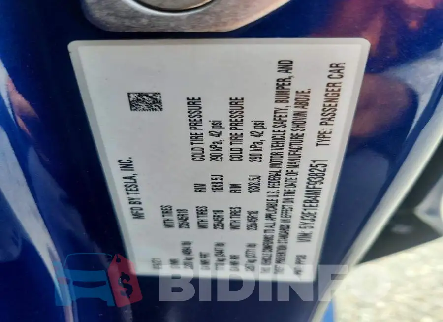 5YJ3E1EB4MF938251 Photo# 12