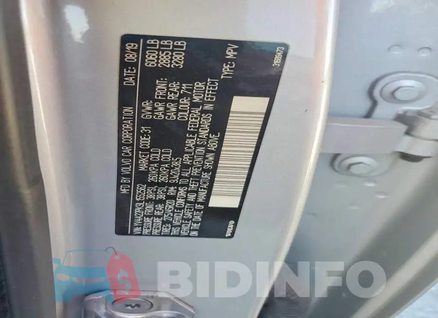 YV4A22PK9L1552562 Photo# 13