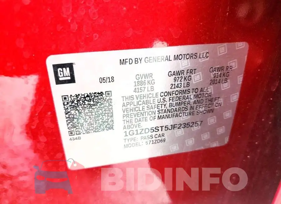 1G1ZD5ST5JF235257 Photo# 12