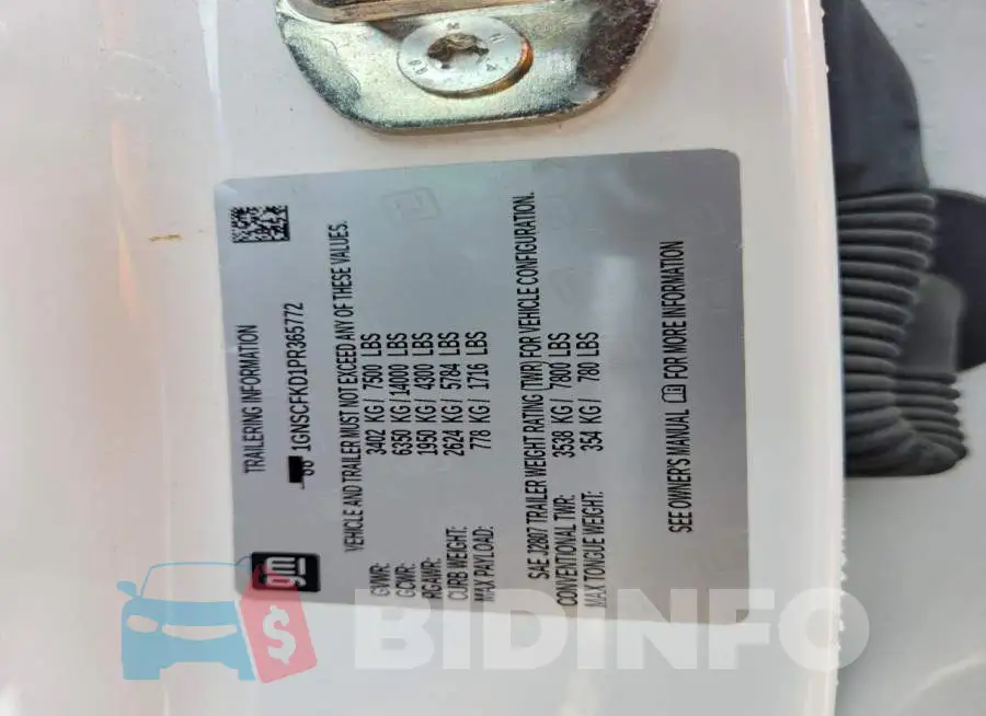 1GNSCFKD1PR365772 Photo# 13