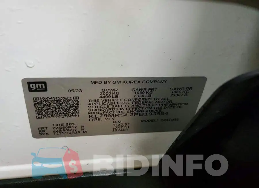 KL79MRSL2PB193884 Photo# 13