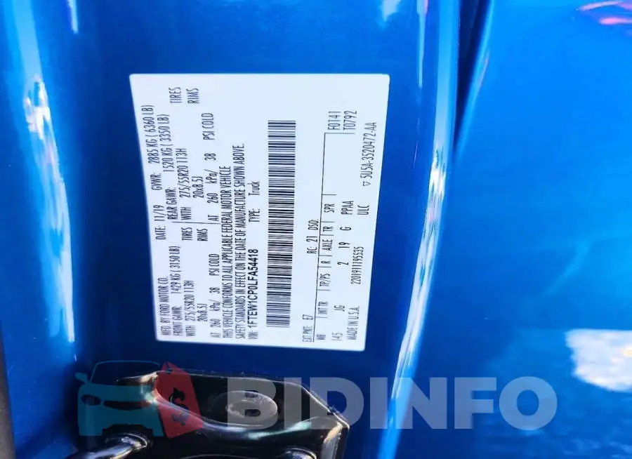 1FTEW1CP0LFA54418 Photo# 13