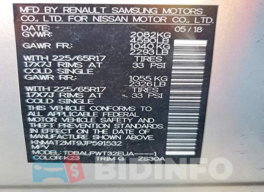KNMAT2MT9JP591532 Photo# 13