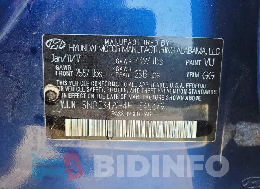 5NPE34AF4HH545379 Photo# 12