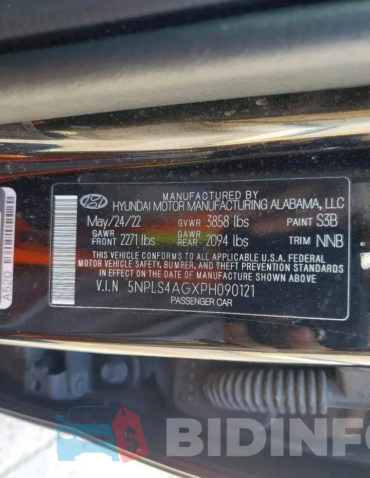5NPLS4AGXPH090121 Photo# 12