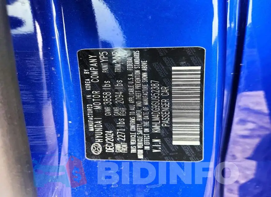 KMHLM4DG9SU952387 Photo# 12