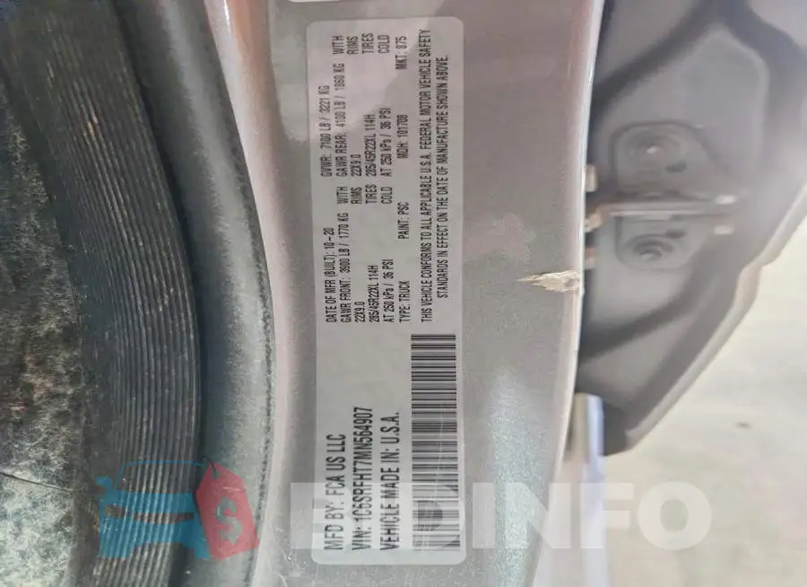 1C6SRFHT7MN564907 Photo# 12
