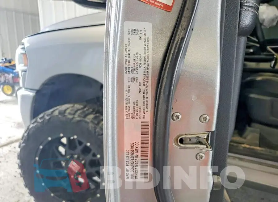 3C6UR5FL8PG587955 Photo# 12