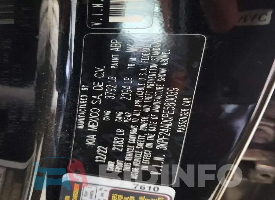 3KPF24AD0PE580039 Photo# 12