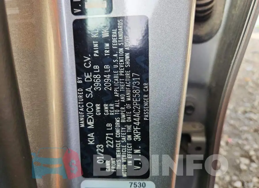 3KPF44AC2PE587317 Photo# 13
