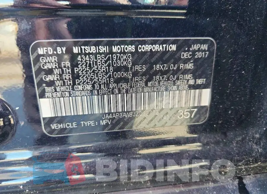 JA4AP3AW8JZ032772 Photo# 13