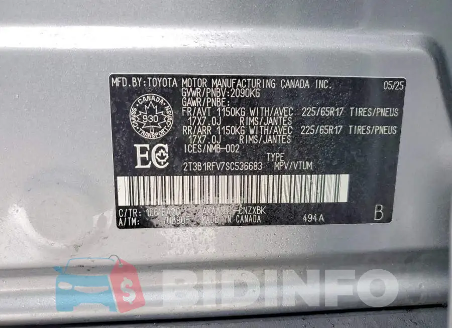 2T3B1RFV7SC536683 Photo# 13