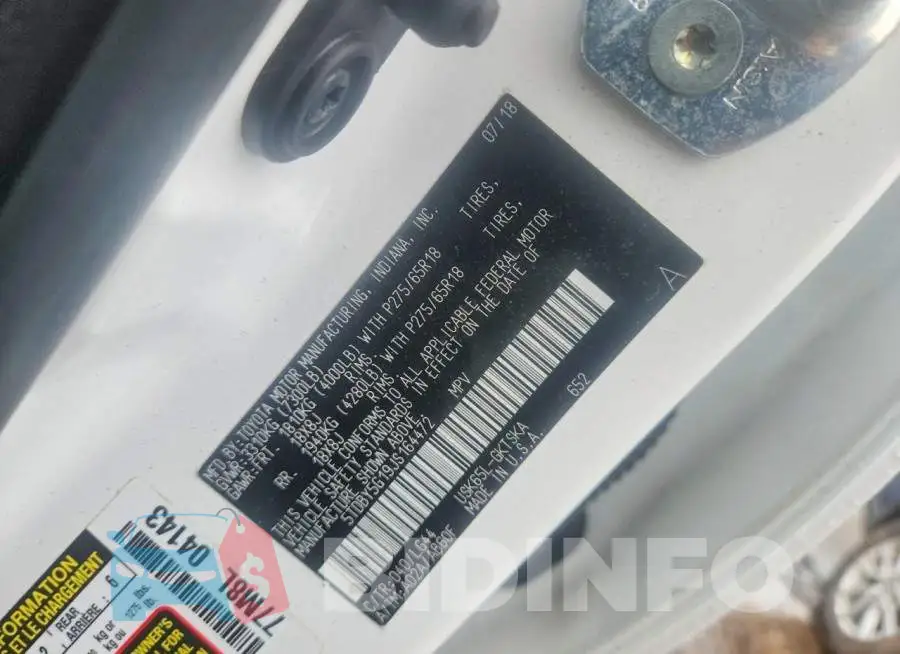 5TDBY5G19JS164472 Photo# 13