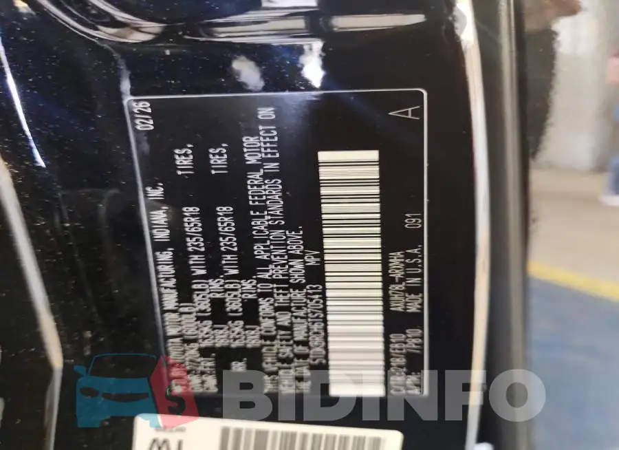 5TDKBRCH6TS705413 Photo# 14