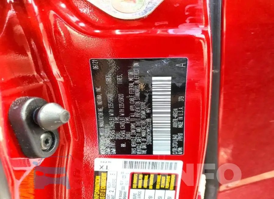 5TDXBRCH1MS531189 Photo# 12