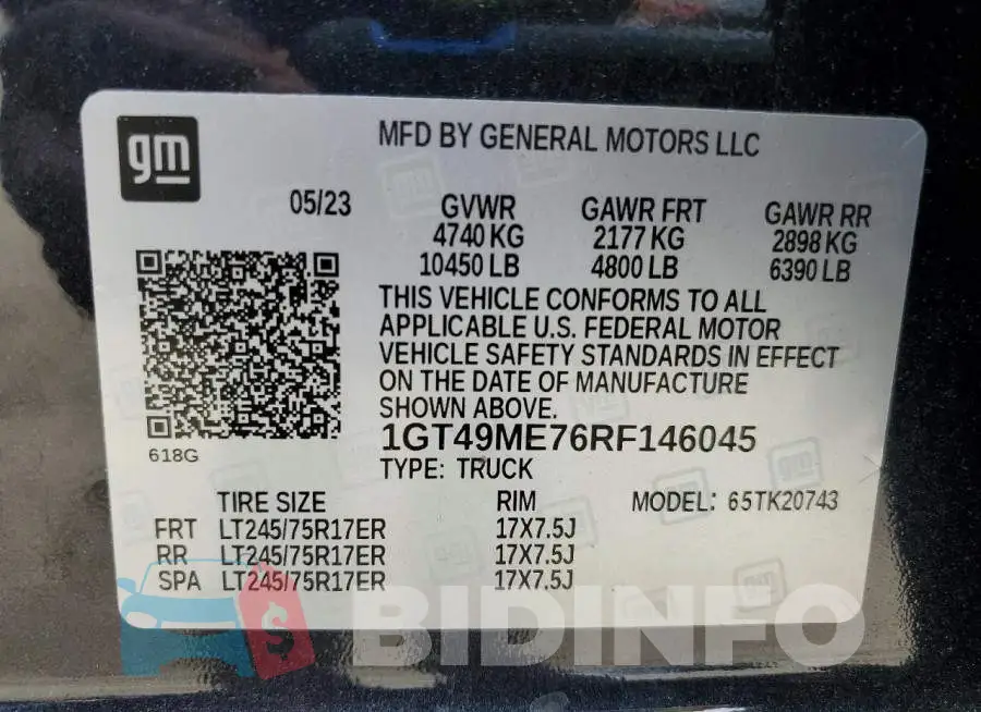 1GT49ME76RF146045 Photo# 12