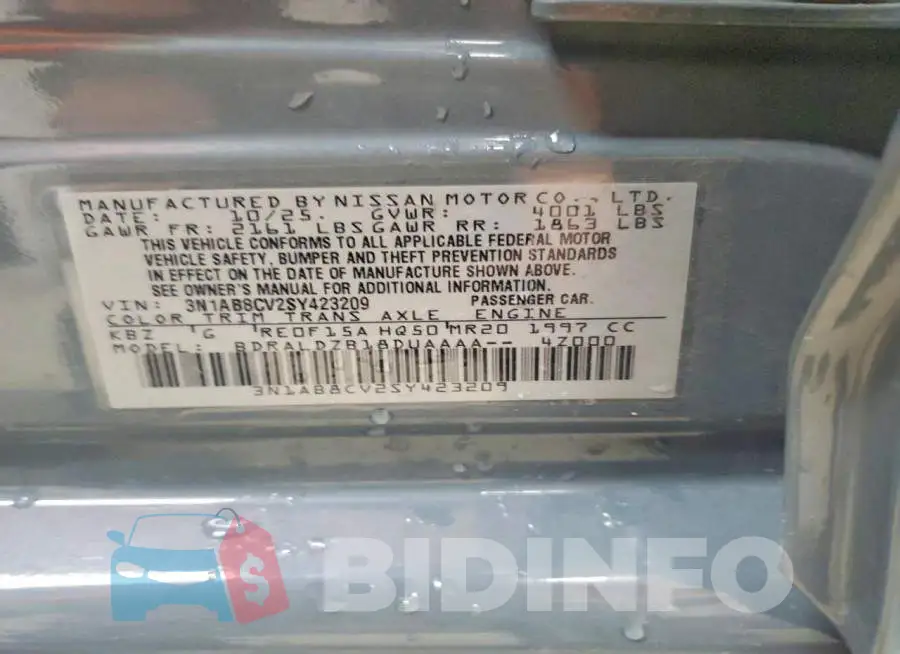 3N1AB8CV2SY423209 Photo# 12